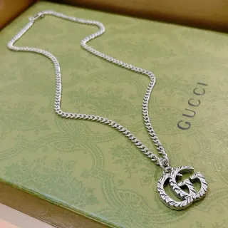 Gucci GG Marmont Interlocking G Rope Motif চাঁদির হার