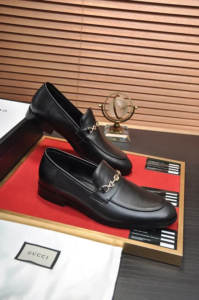 Gucci Horsebit 1955 أسود جلد لوسين Horsebit 4