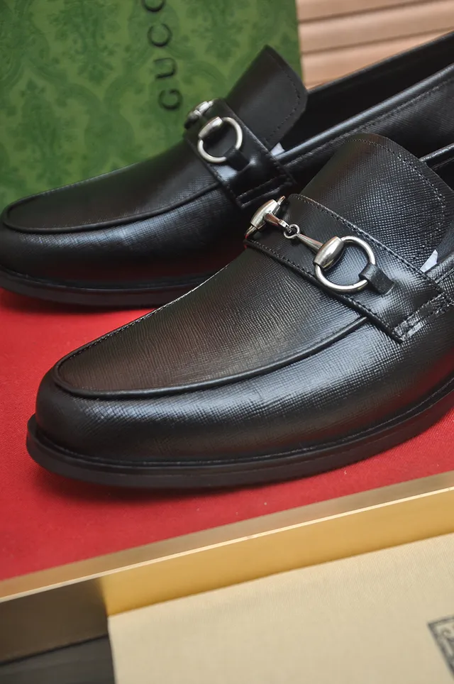 Gucci Horsebit 1955 Black Leather Loafers 2