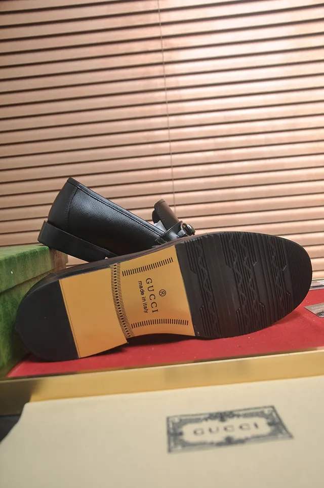 Gucci Horsebit 1955 Black Leather Loafers 3