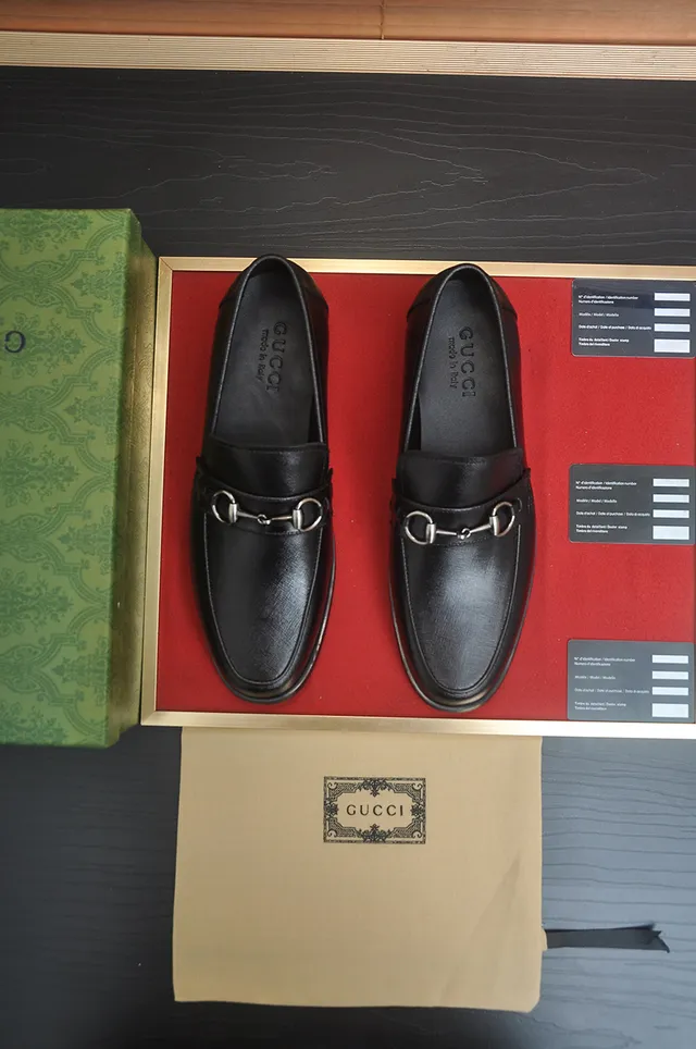 Gucci Horsebit 1955 Black Leather Loafers 5