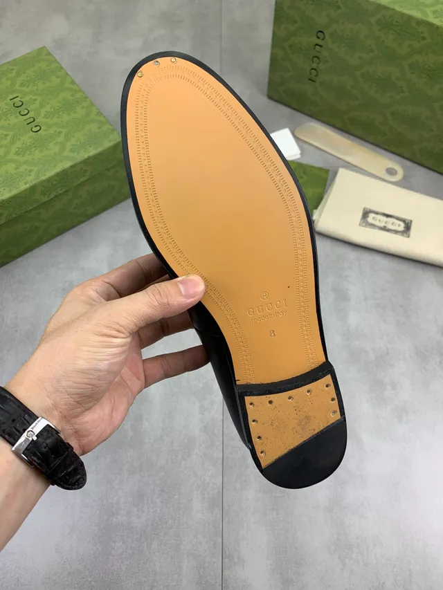 Gucci Horsebit 1955 Black Leather Loafers 2