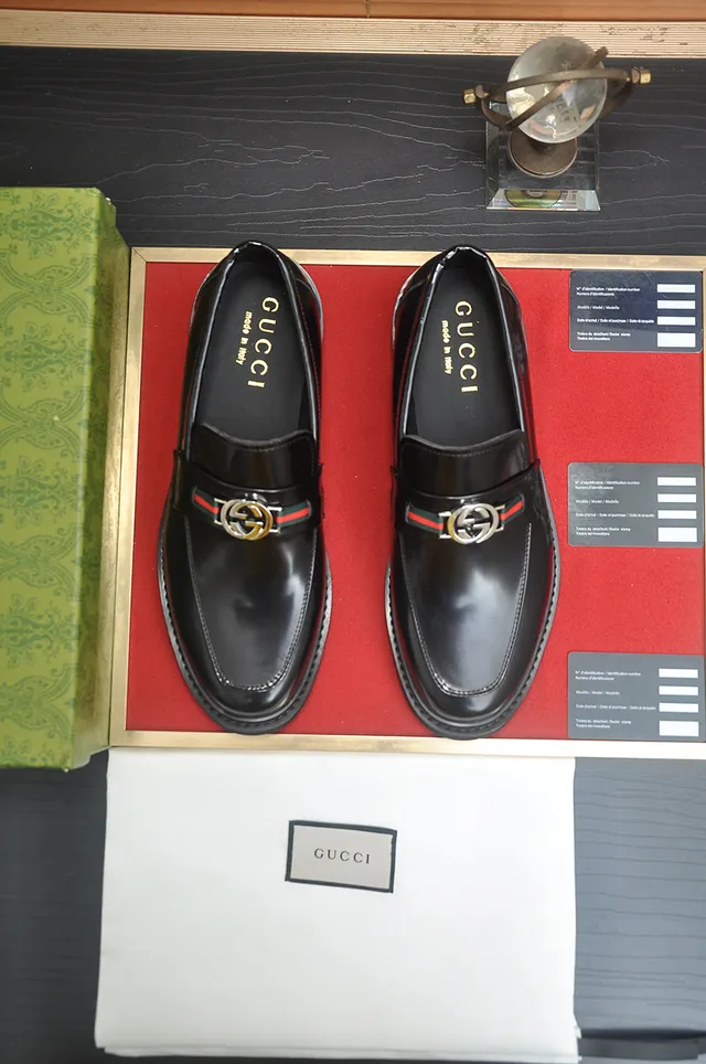 Gucci Horsebit 1955 Black Patent Leather Loafers 5