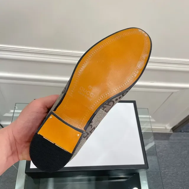 Gucci Horsebit 1955 GG Supreme Bege Loafers 3