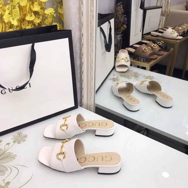 Gucci Horsebit 1955 حذاء جلدي بلون العاج مع حزام Horsebit 3