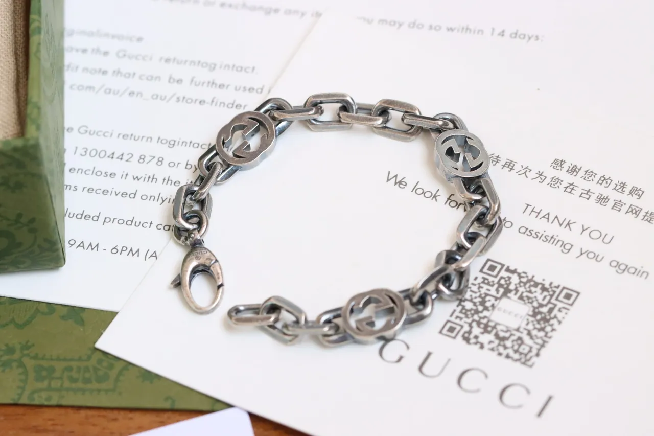 Gucci Interlocking G Chunky Chain Bracelet 4