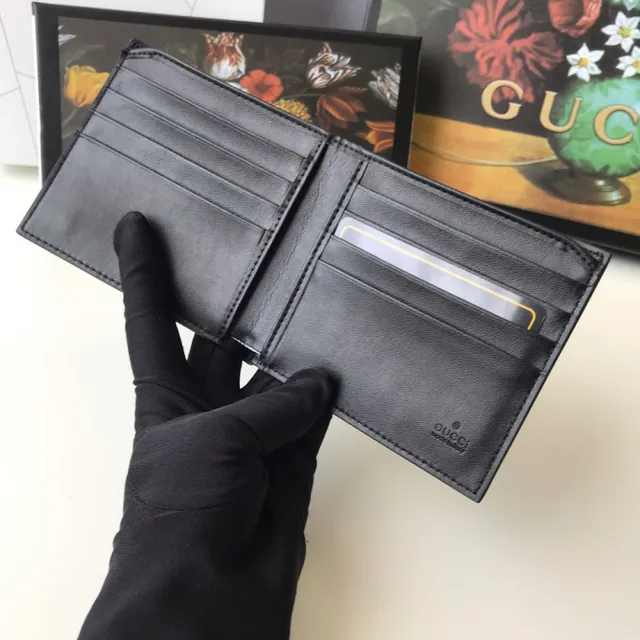 Gucci King Cobra Print GG Supreme Cartera Corta 4