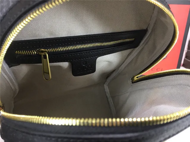 Gucci Ophidia বেইজ লাল GG Monogram Canvas Web Stripe Center Mini Backpack 2