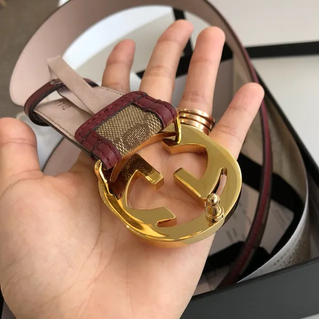 Gucci Ophidia GG Monogram Lona y Correa de Cuero Burdeos 2