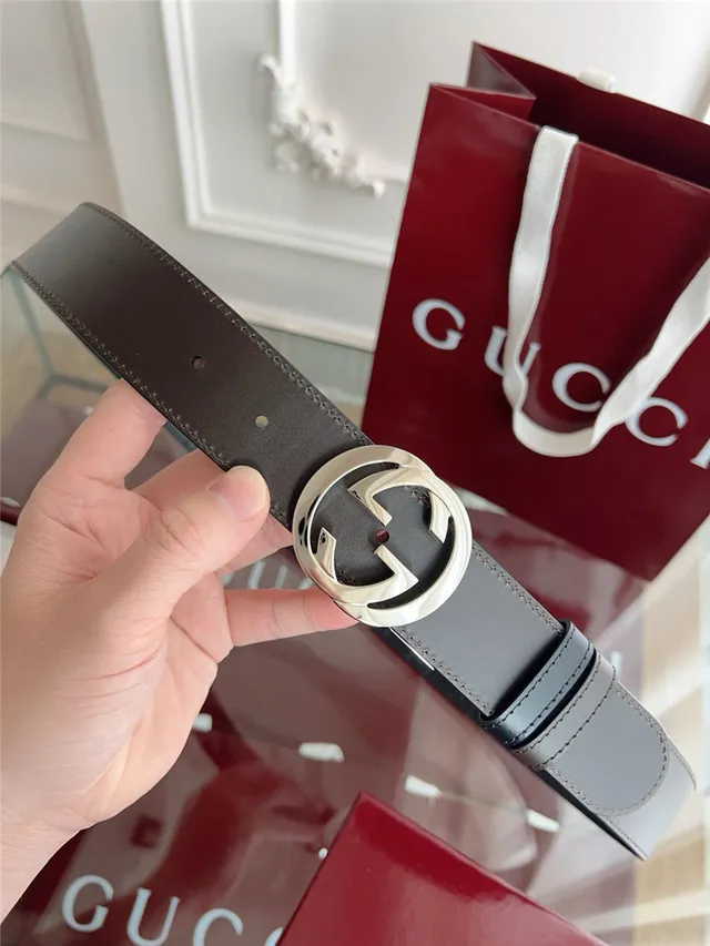 Gucci Ophidia Cinto de couro reversível com monograma GG 2