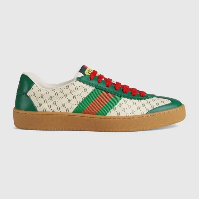 Gucci Tennis 1977 GG Monogram Web Stripe حذاء أسلوب حياة 3