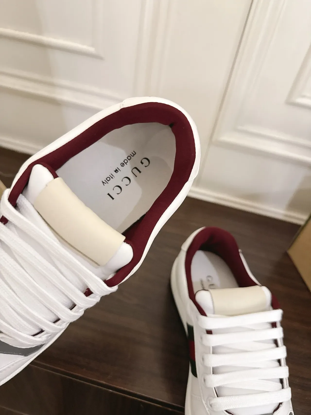 Gucci Tennis 1977 blanco verde rojo Web zapatillas lifestyle 5