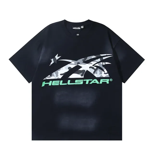 Hellstar कैमो ग्राफिक ओवरसाइज़ टी-शर्ट 2