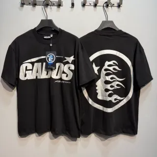 Hellstar GABOS Metallic Silver Graphic Print T-Shirt