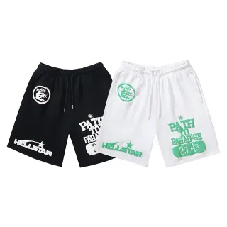 Hellstar Graphic-Print Drawstring Waist Shorts