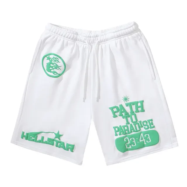 Hellstar Graphic-Print Drawstring Waist Shorts 2