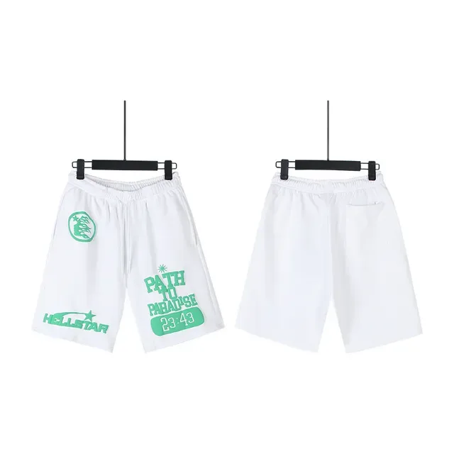 Hellstar Graphic-Print Drawstring Waist Shorts 7