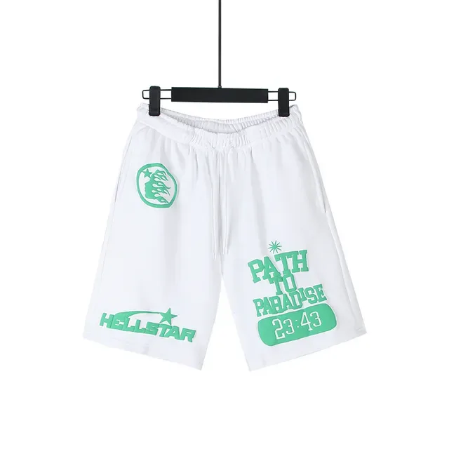Hellstar Graphic-Print Drawstring Waist Shorts 9