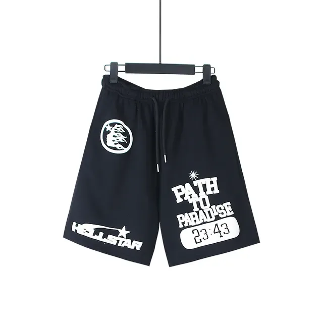 Hellstar Graphic-Print Drawstring Waist Shorts 11