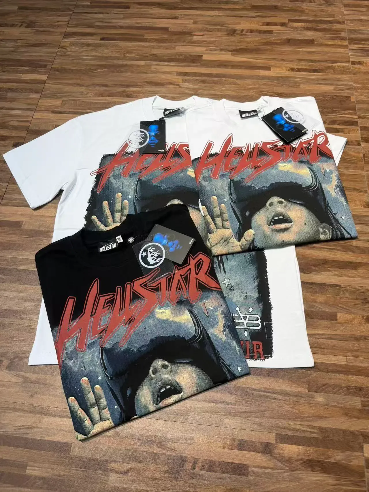 Hellstar 图案印花宽松T恤 6