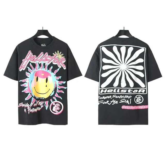 Hellstar Oversized Double-Sided Graphic Print Black T-Shirt 4