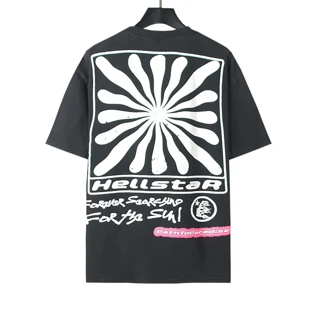 Hellstar Oversized Double-Sided Graphic Print Black T-Shirt 6