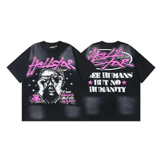 Hellstar Oversized Graphic Print Black T-Shirt