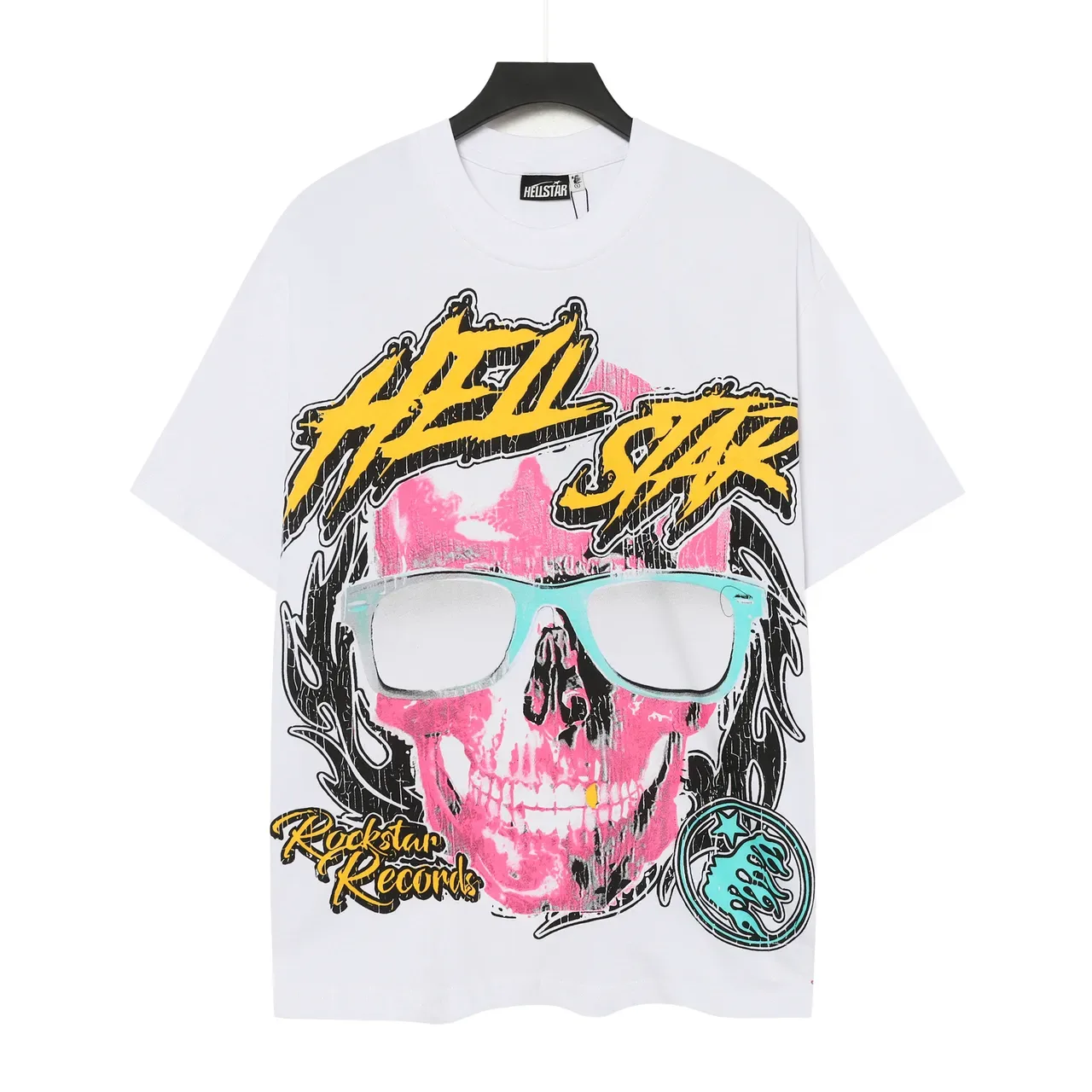 Hellstar骷髅图案宽松T恤 4