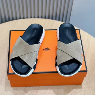 Hermès Oran بيج سويد شرائط متقاطعة انزلاق