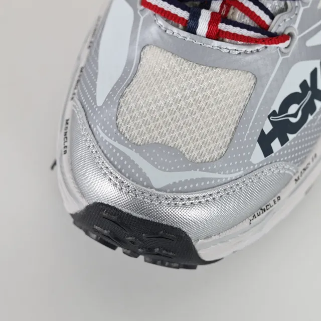 Hoka Mafate Speed فضي أحمر أزرق بحري أحذية جري 5