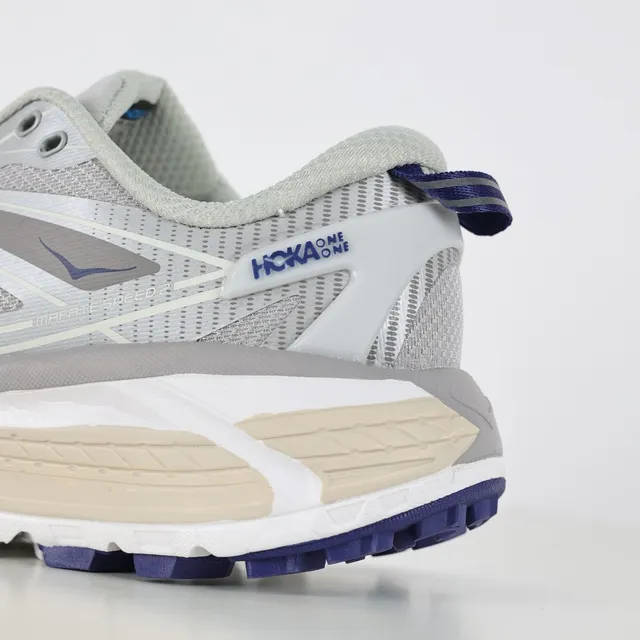 Hoka Speedgoat Gris Azul Silueta Malla Y Recubrimiento Sintético Superior Zapatillas de Running 4