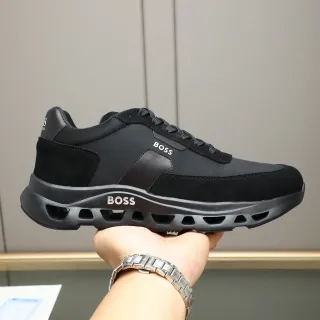 Hugo Boss Chaussures Lifestyle en Matériau Mixte Noir