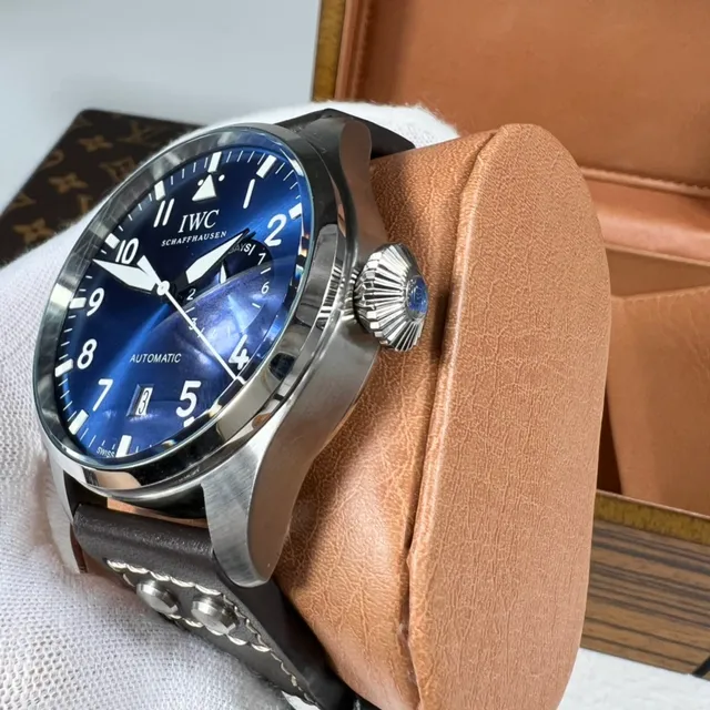 IWC Pilot's Watch Automatic Blue Dial Mechanical Watch 6