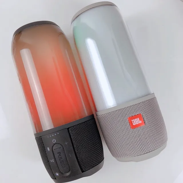 JBL أخضر أسود أسطواني شفاف مكبر صوت محمول 6