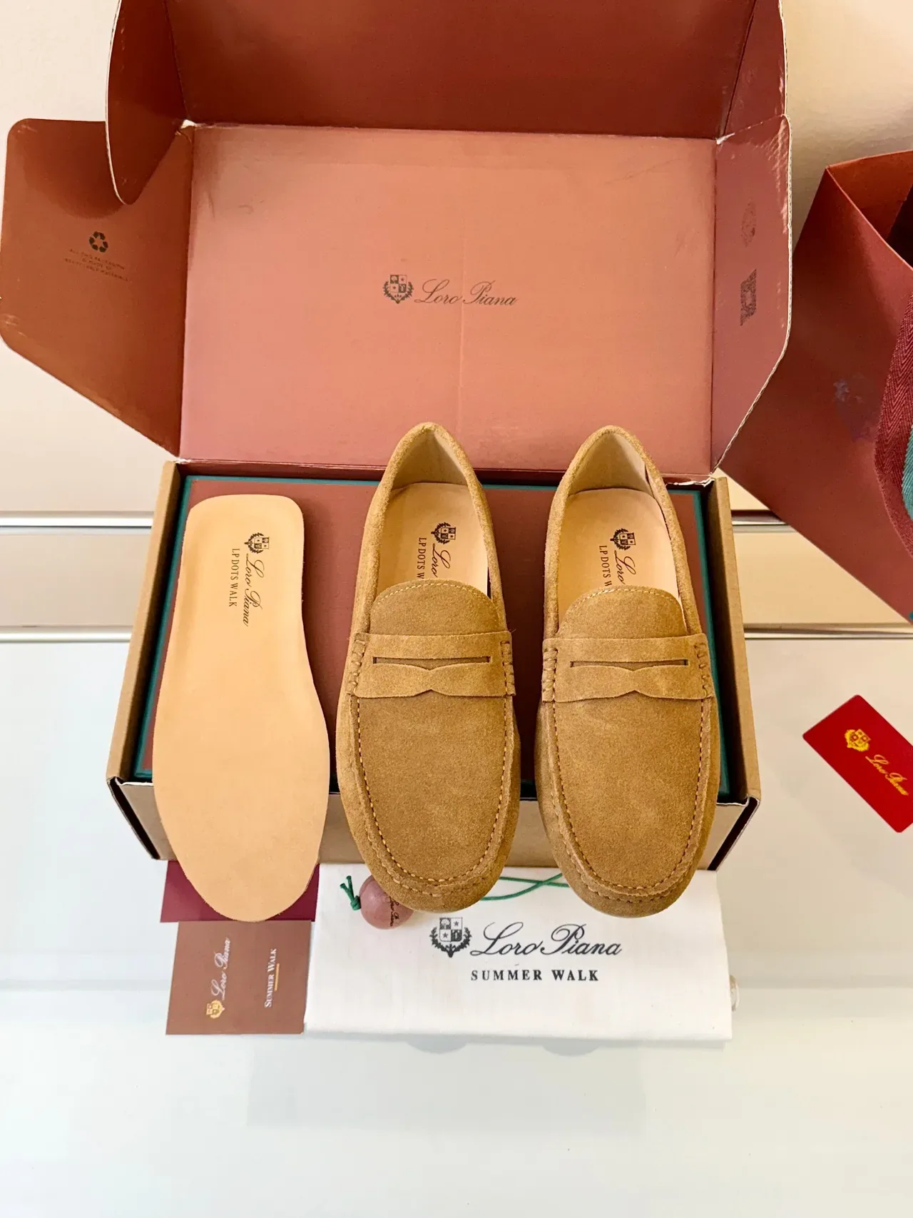Loro Piana Penny Loafer Ante Tan 6