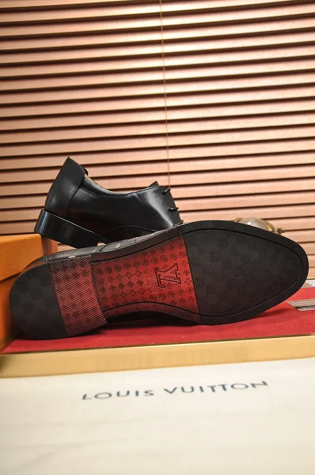 Louis Vuitton Black Damier Check Oxford Shoes 3