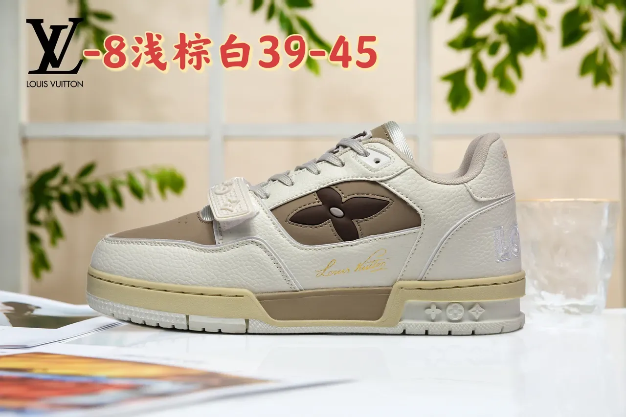 Louis Vuitton Blue White Low-Top Monogrammed Textile Lifestyle Sneakers 4