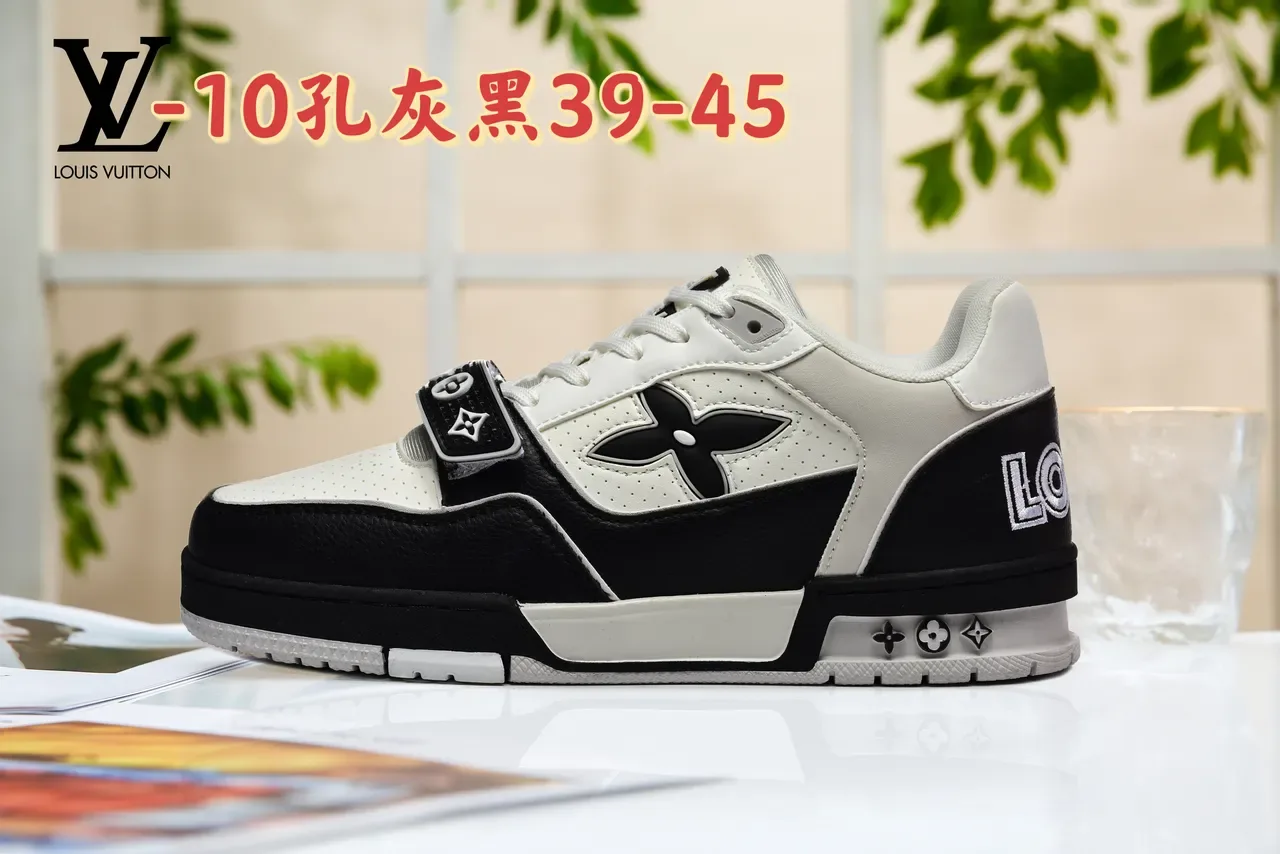 Louis Vuitton Blue White Low-Top Monogrammed Textile Lifestyle Sneakers 5