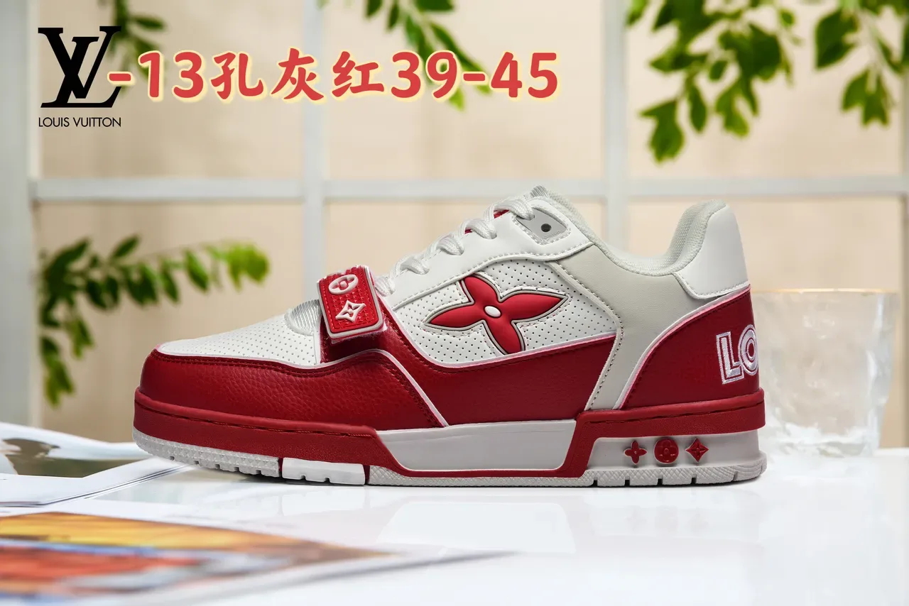 Louis Vuitton Blue White Low-Top Monogrammed Textile Lifestyle Sneakers 6