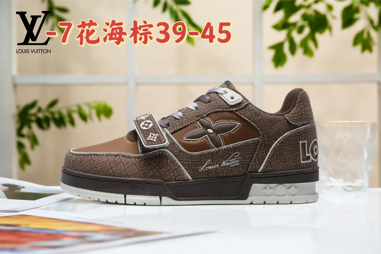 Louis Vuitton Blue White Low-Top Monogrammed Textile Lifestyle Sneakers 10