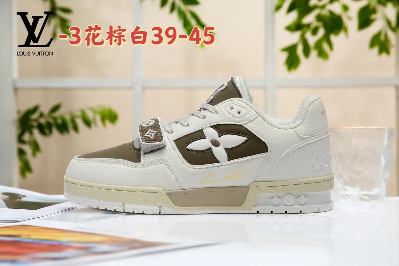 Louis Vuitton Blue White Low-Top Monogrammed Textile Lifestyle Sneakers 12
