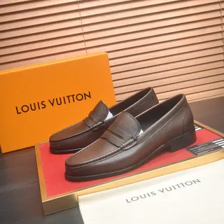 Louis Vuitton ভূরা কণিকাযুক্ত চামড়া পেনি লুফার