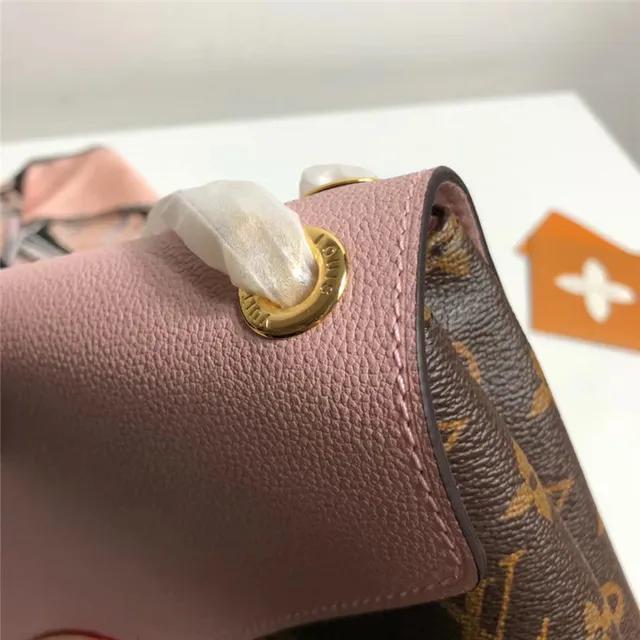 Louis Vuitton Burgundy Brown Envelope Flap Monogram Canvas Handbag 8