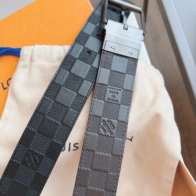 Louis Vuitton Damier Graphite Correa de cuero 6