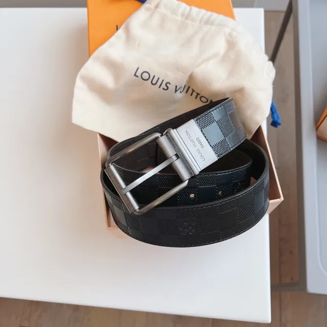 Louis Vuitton Damier Graphite Correa de cuero 7