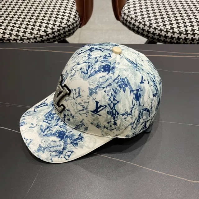 Louis Vuitton Gorra de béisbol con estampado floral monograma 4