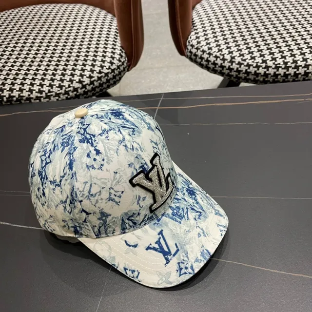 Louis Vuitton Gorra de béisbol con estampado floral monograma 5