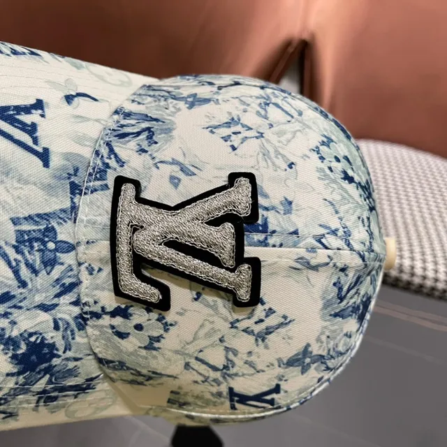 Louis Vuitton Gorra de béisbol con estampado floral monograma 7