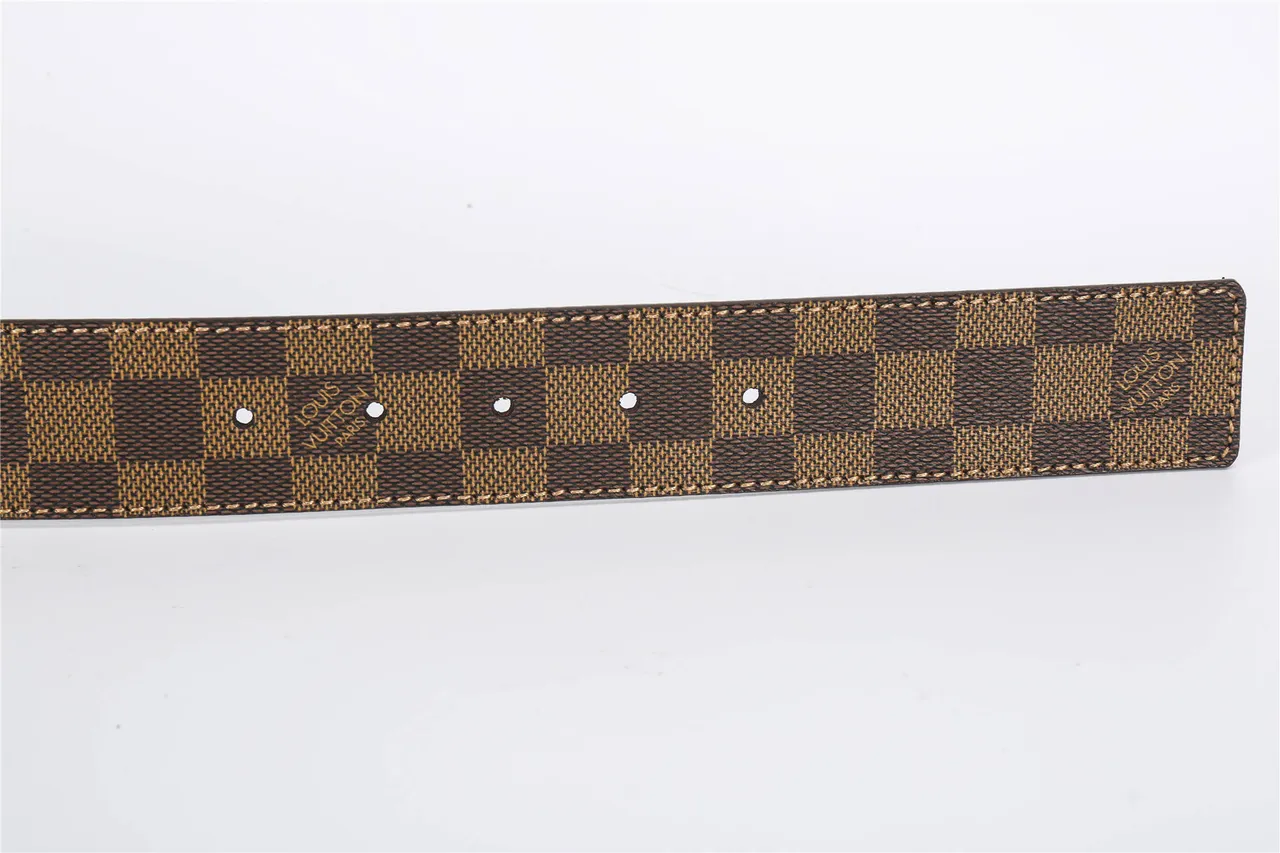 Louis Vuitton Inventeur Damier Ebène Cinturón de cuero 6