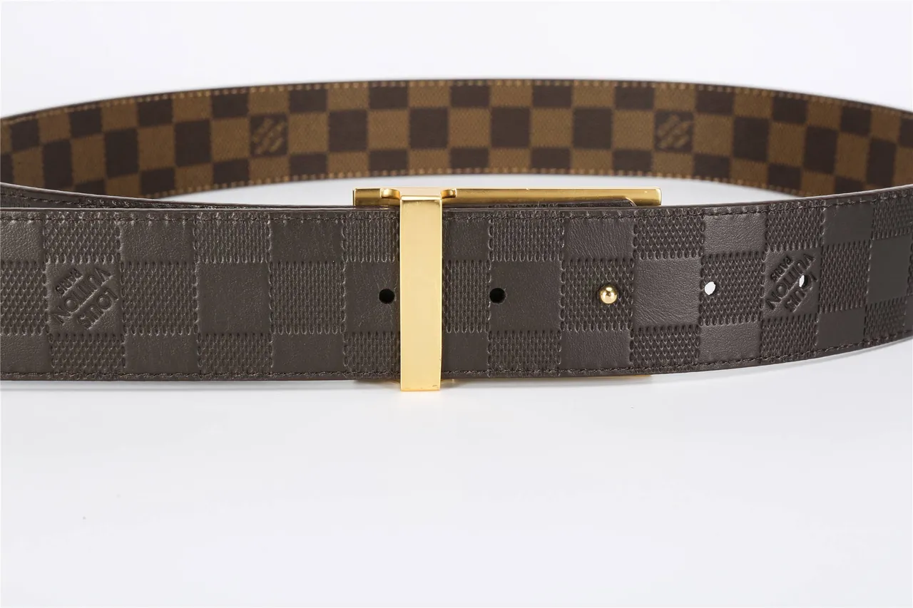 Louis Vuitton Inventeur Damier Ebène Cinturón de cuero 7